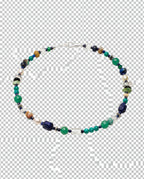 Lapis Lazuli, Amazonite & Pearl Necklace