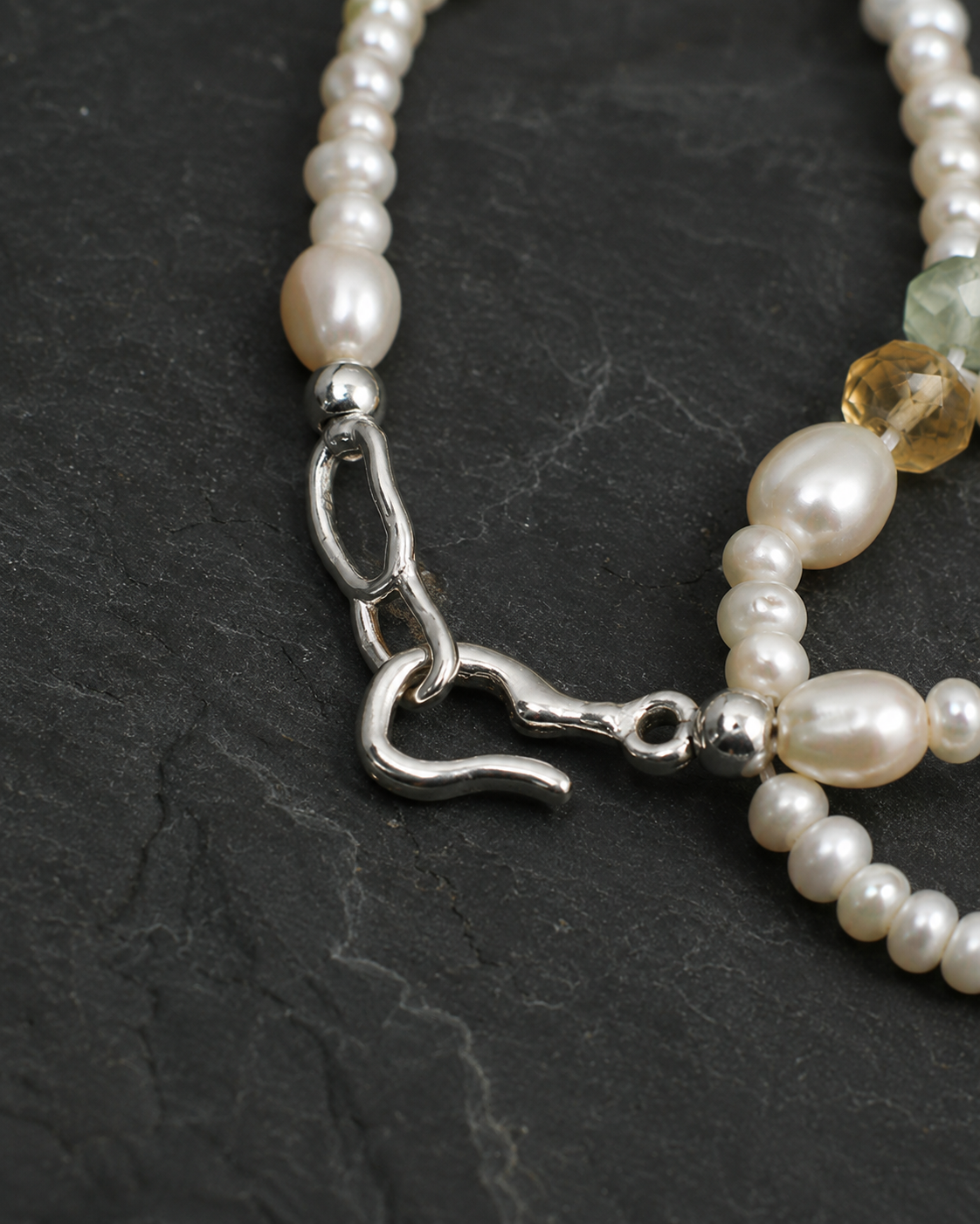 Freshwater Pearl & Gemstone Bracelet