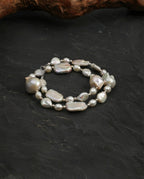 Mixed-Shape Freshwater Baroque Pearl Necklace