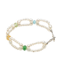 Freshwater Pearl & Gemstone Bracelet