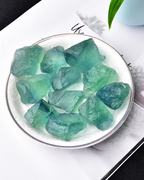 Natural Green Fluorite Rough Stones