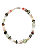 Baroque Pearl & Mixed Gemstone Statement Necklace