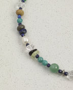 Lapis Lazuli, Amazonite & Pearl Necklace – alternate view 5