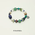 Lapis Lazuli, Amazonite & Pearl Bracelet