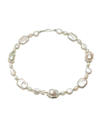Mixed-Shape Freshwater Baroque Pearl Necklace