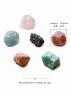 Mixed Natural Crystal Rough Stones