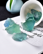 Natural Green Fluorite Rough Stones